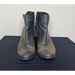 COLE HAAN Grand OS‎ Women's Size 7.5B Brown Leather Ankle Boots H15-BR W02757